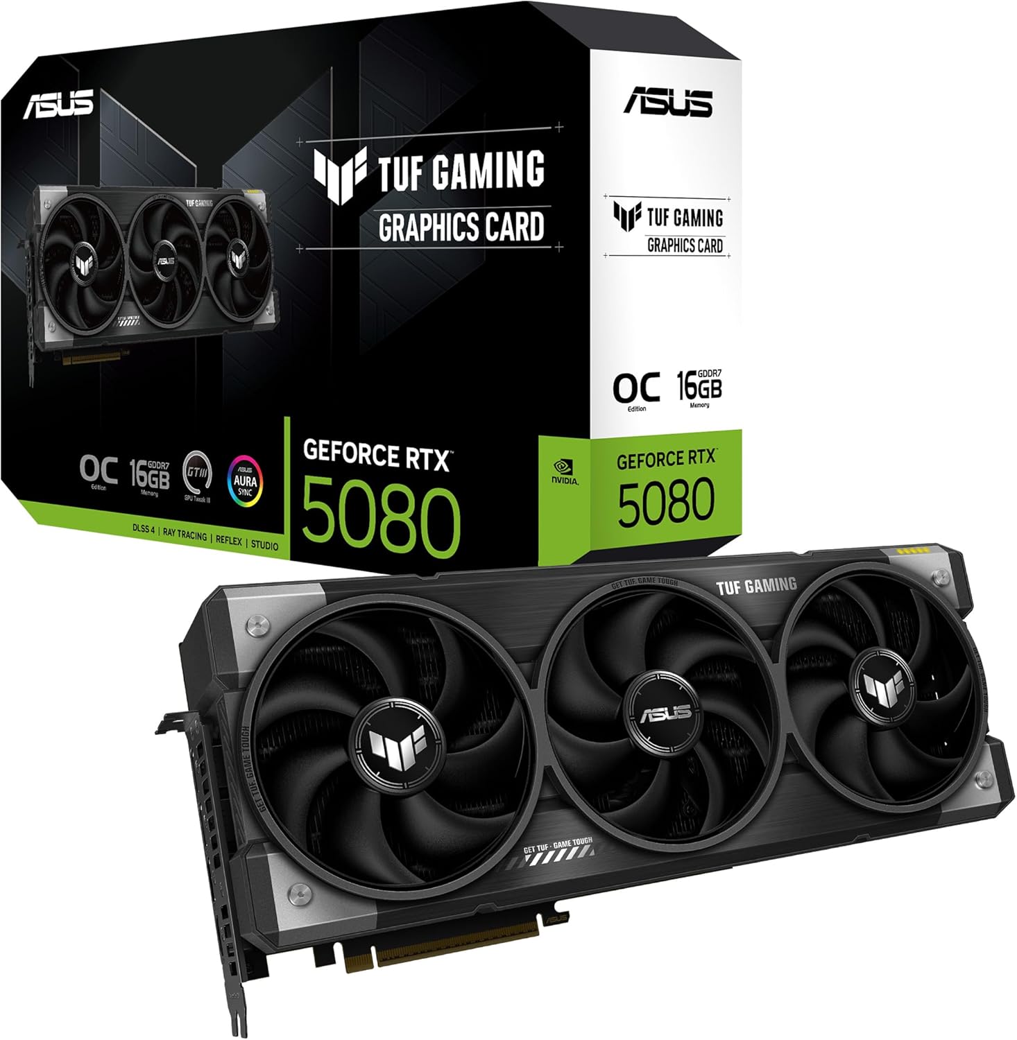 ASUS TUF RTX 5080 tarjeta gráfica premium 2026