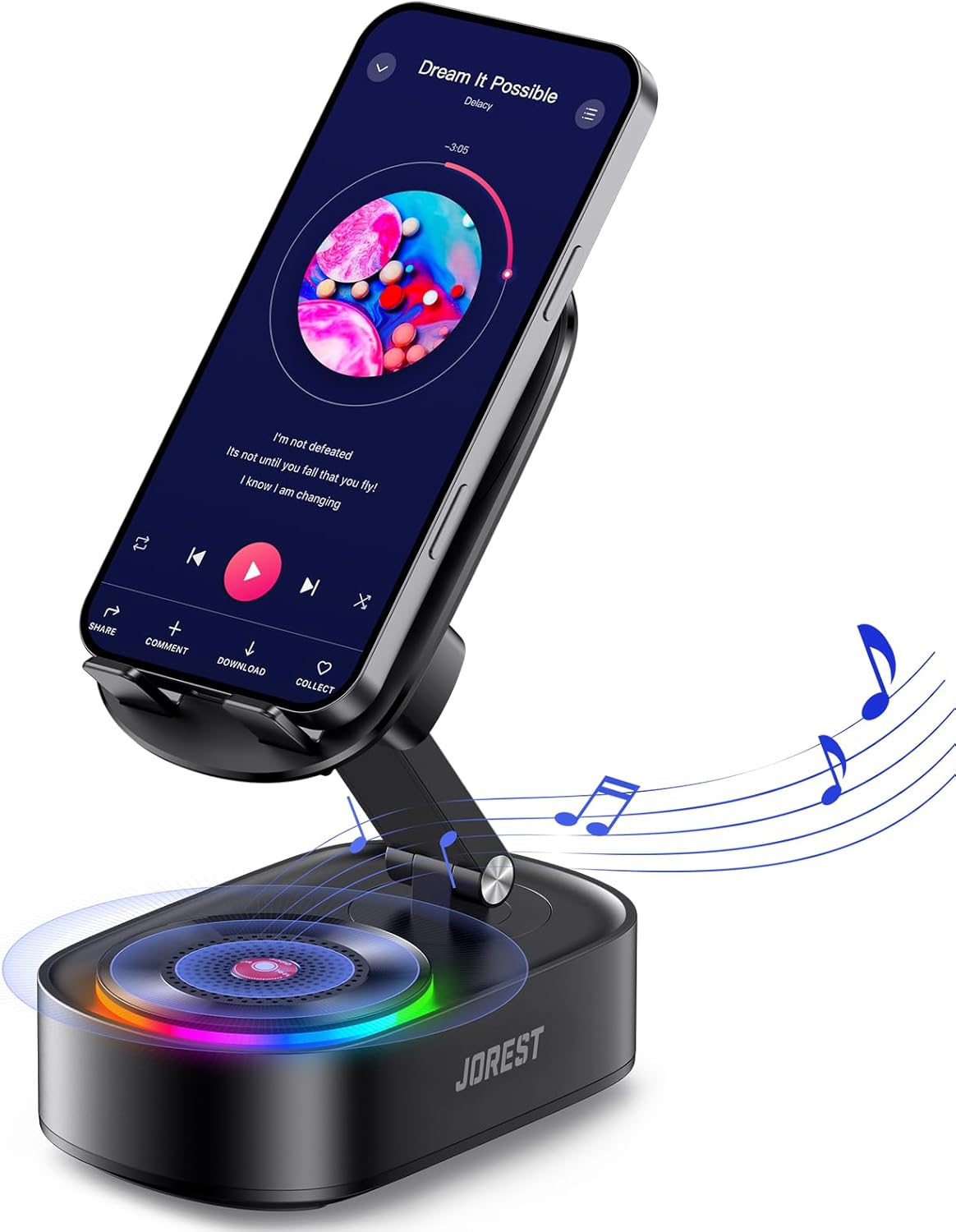 Jorest altavoz Bluetooth con soporte regalo para mayores