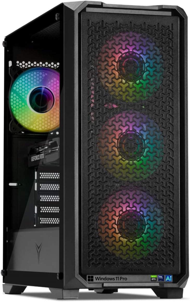 Mejor PC Premontado 2026: Office, Desarrollo y Gaming YEYIAN PC Gaming Intel Ultra 5 + RTX 5060 entry