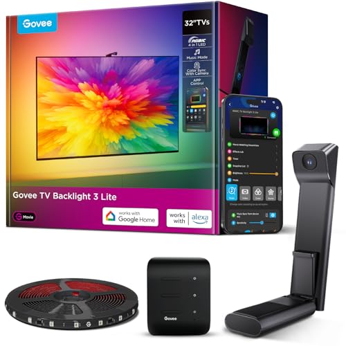 6 gadgets que parecen de 2030 y cuestan menos de 50€ Govee TV Backlight con cámara, efecto Ambilight barato