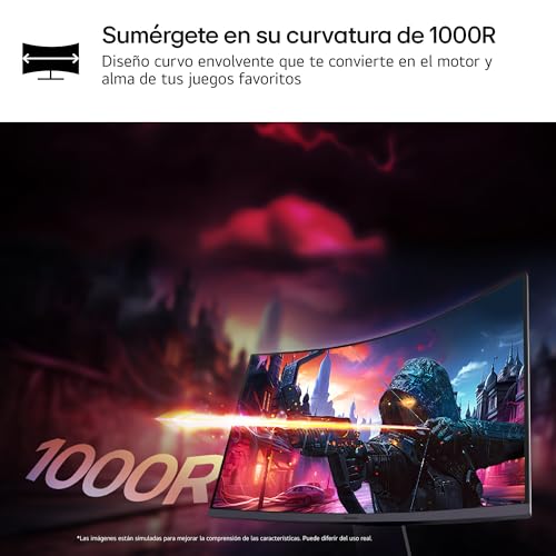 LG 27GS60QC trasera