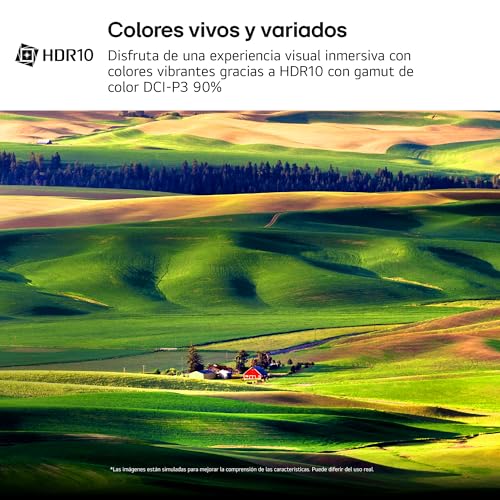 LG 27US500 trasera