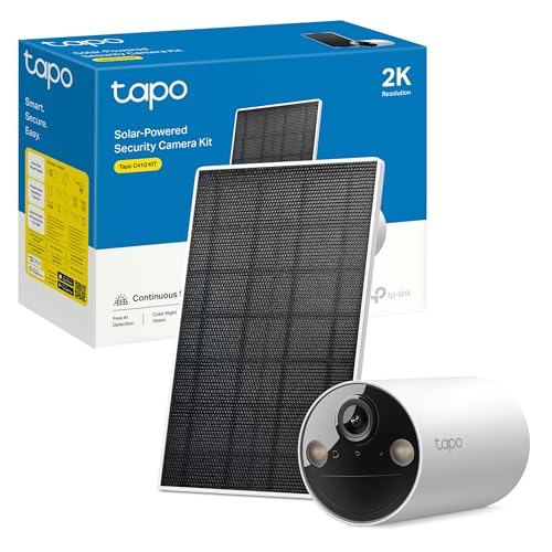 Tapo C410 Kit, cámara exterior solar barata