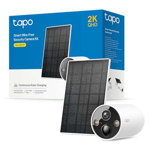 Tapo C425, cámara exterior solar 2K calidad precio