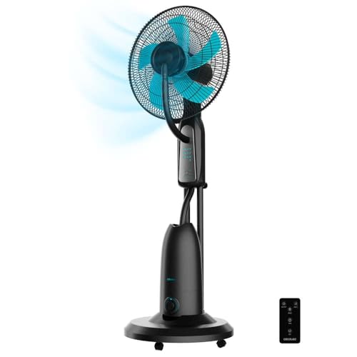Qué enfría tu casa de verdad a 44 °C (y qué aparatos son humo) Cecotec ventilador nebulizador de agua para terraza