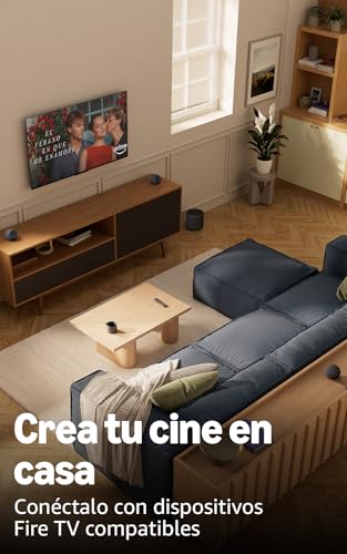 Echo Dot Max conectado con Fire TV para cine en casa