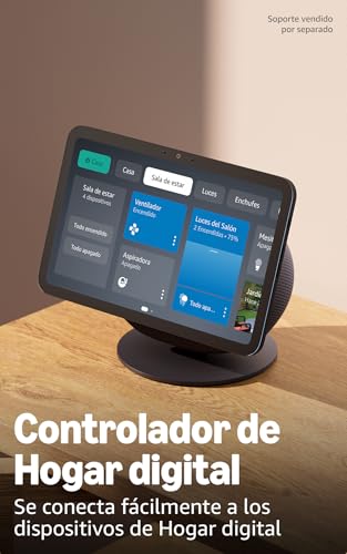 Echo Show 8 mostrando el panel del hogar