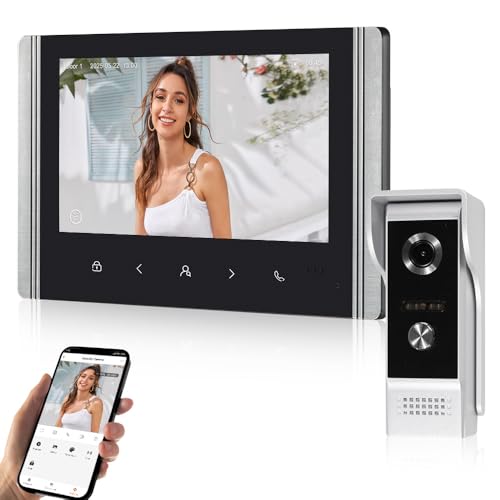 Mejores Videoporteros WiFi 2026: Piso o Chalet (desde 65€) QttyElok videoportero WiFi sin cables con monitor