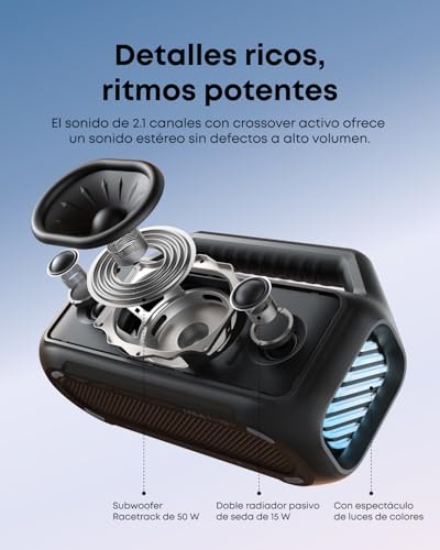 Soundcore Boom 2 con luces LED
