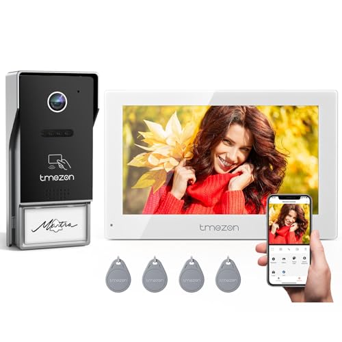 Mejores Videoporteros WiFi 2026: Piso o Chalet (desde 65€) TMEZON videoportero WiFi 2 hilos 1080p con pantalla tactil