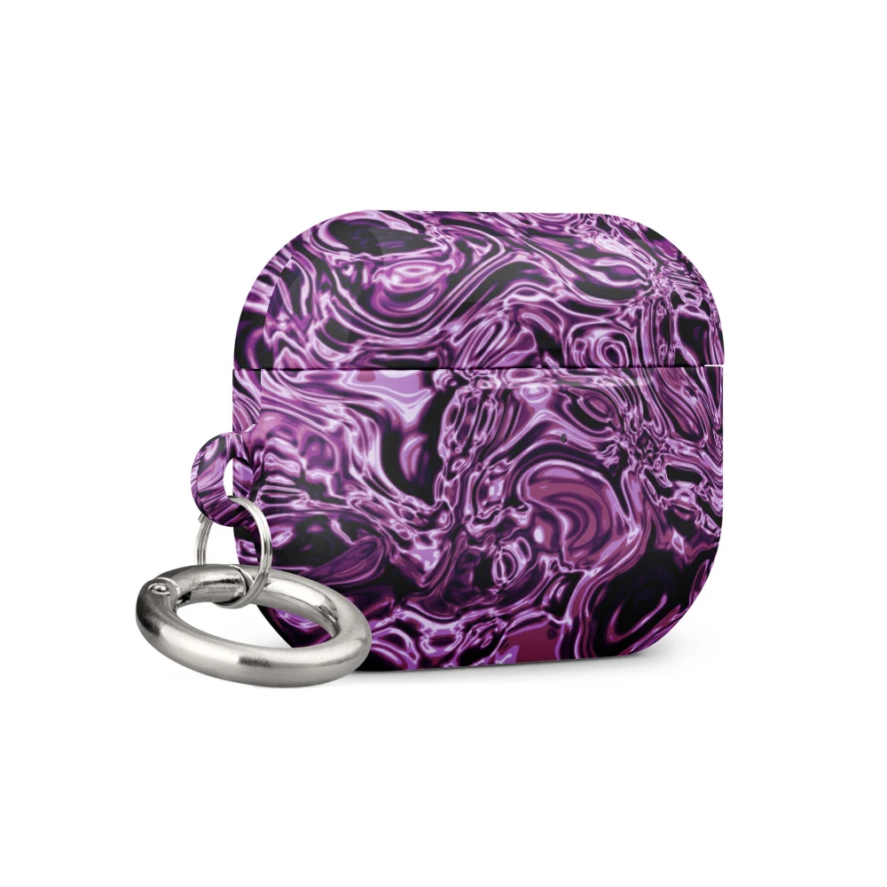 Funda premium para AirPods, diseño Amatista en AirPods Pro (2.ª generación): plana