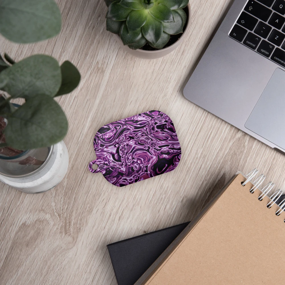 Funda premium para AirPods, diseño Amatista en AirPods Pro (2.ª generación): ambiente