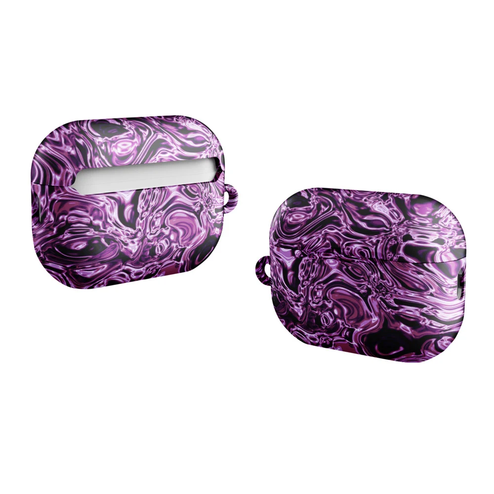 Funda premium para AirPods, diseño Amatista en AirPods Pro (2.ª generación): plana