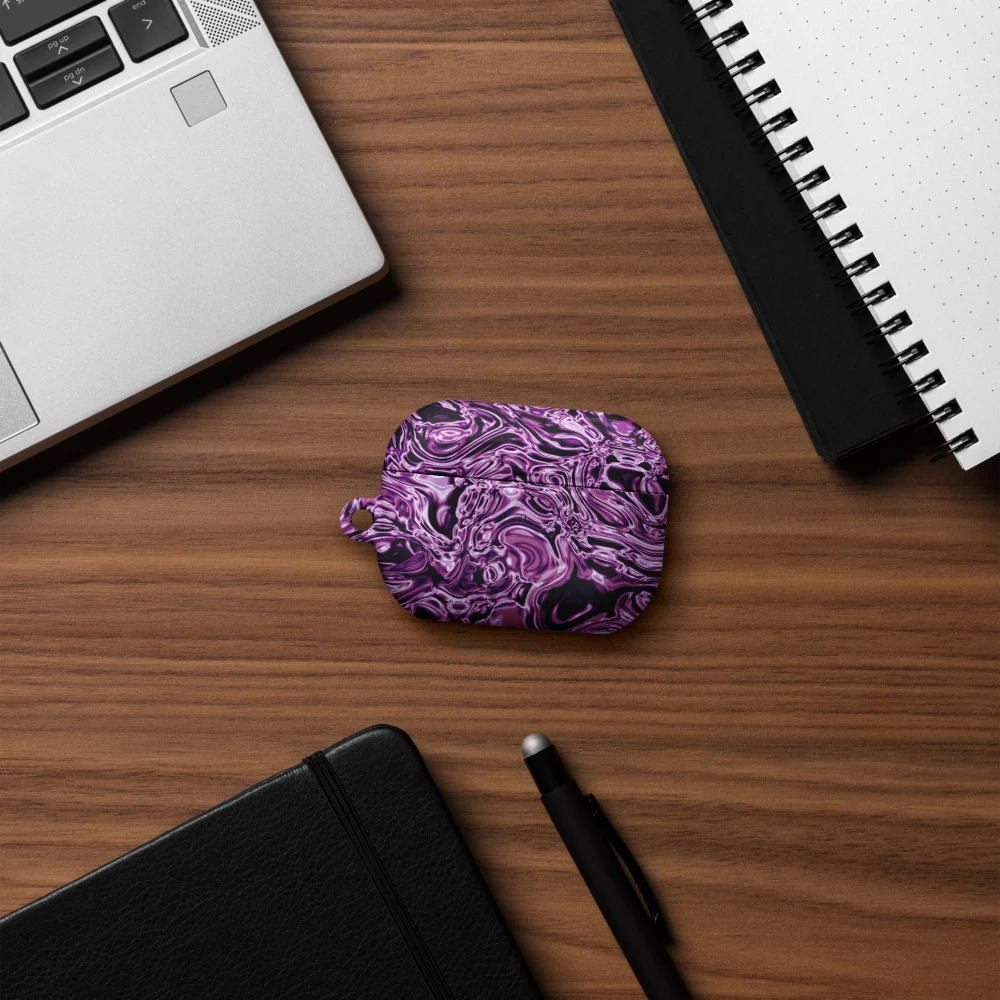 Funda premium para AirPods, diseño Amatista en AirPods Pro (2.ª generación): ambiente