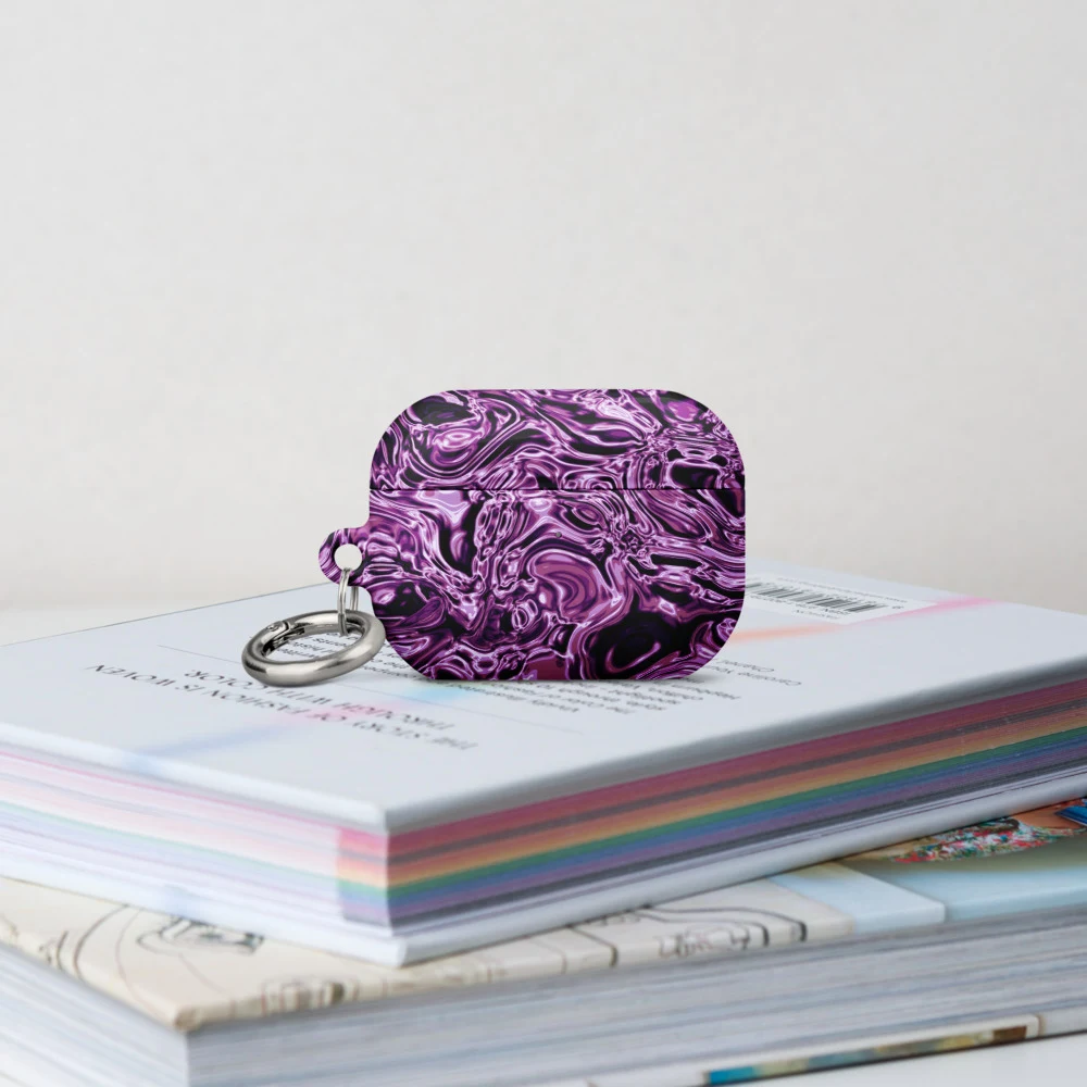 Funda premium para AirPods, diseño Amatista en AirPods Pro (2.ª generación): ambiente