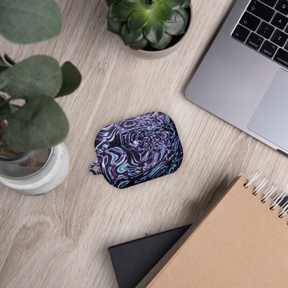 Funda premium para AirPods, diseño Cobalto en AirPods Pro (2.ª generación): ambiente