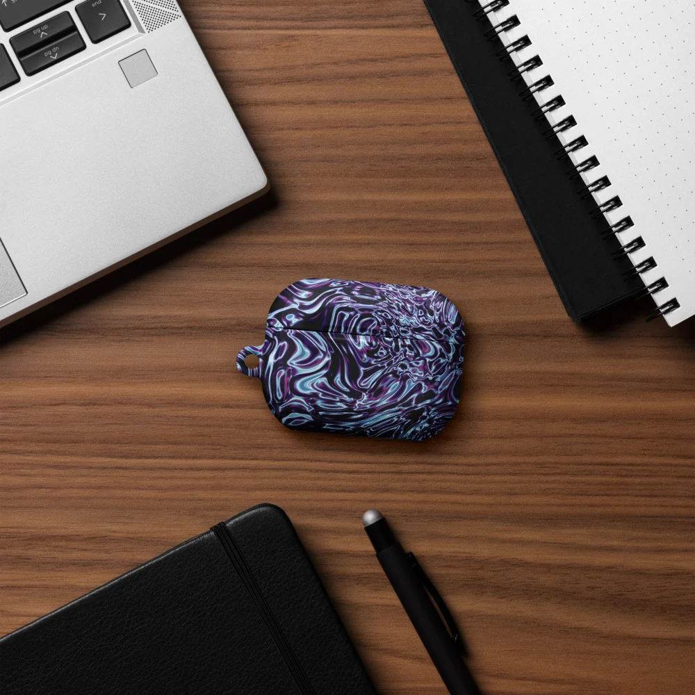 Funda premium para AirPods, diseño Cobalto en AirPods Pro (2.ª generación): ambiente