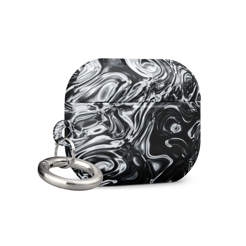 Funda premium para AirPods, diseño Damasco en AirPods Pro (2.ª generación): plana