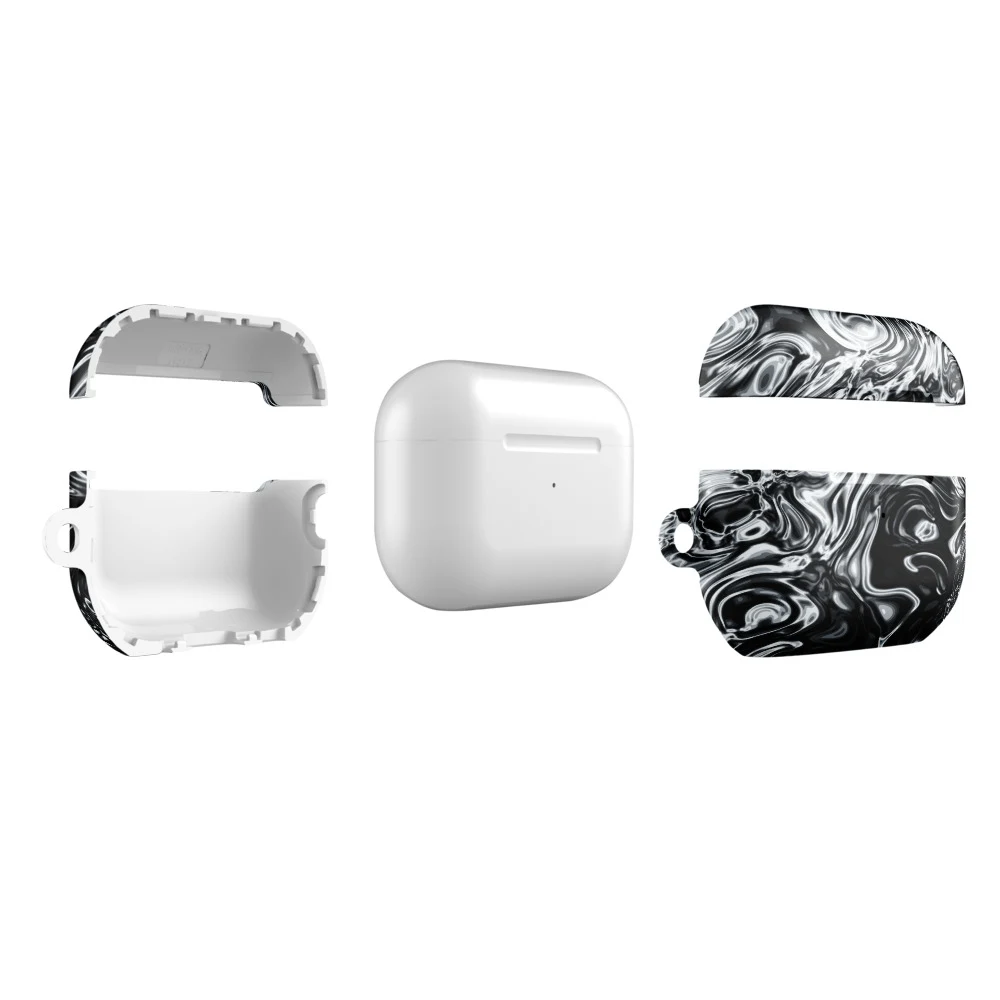 Funda premium para AirPods, diseño Damasco en AirPods Pro (2.ª generación): plana