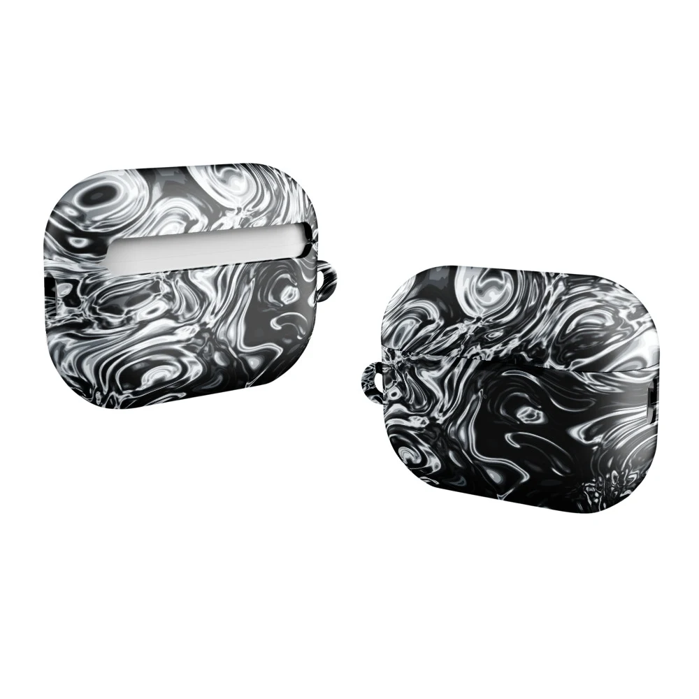 Funda premium para AirPods, diseño Damasco en AirPods Pro (2.ª generación): plana