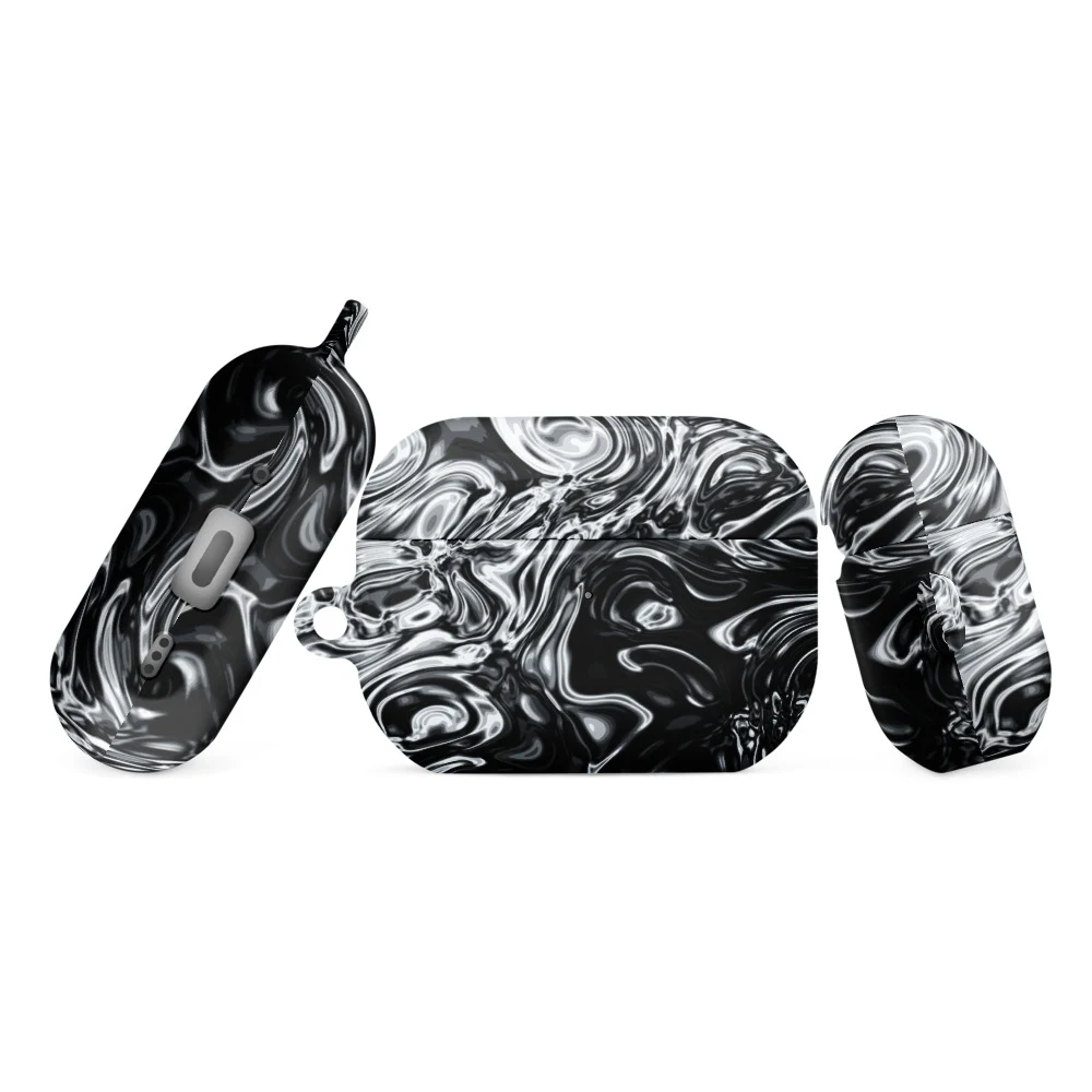 Funda premium para AirPods, diseño Damasco en AirPods Pro (2.ª generación): plana
