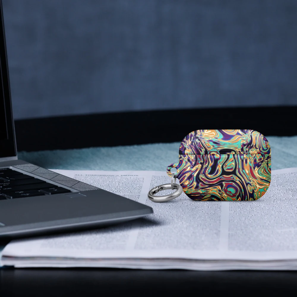 Funda premium para AirPods, diseño Gasolina en AirPods Pro (2.ª generación): ambiente