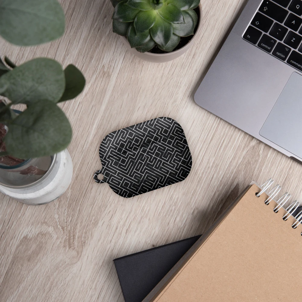 Funda premium para AirPods, diseño Laberinto en AirPods Pro (2.ª generación): ambiente