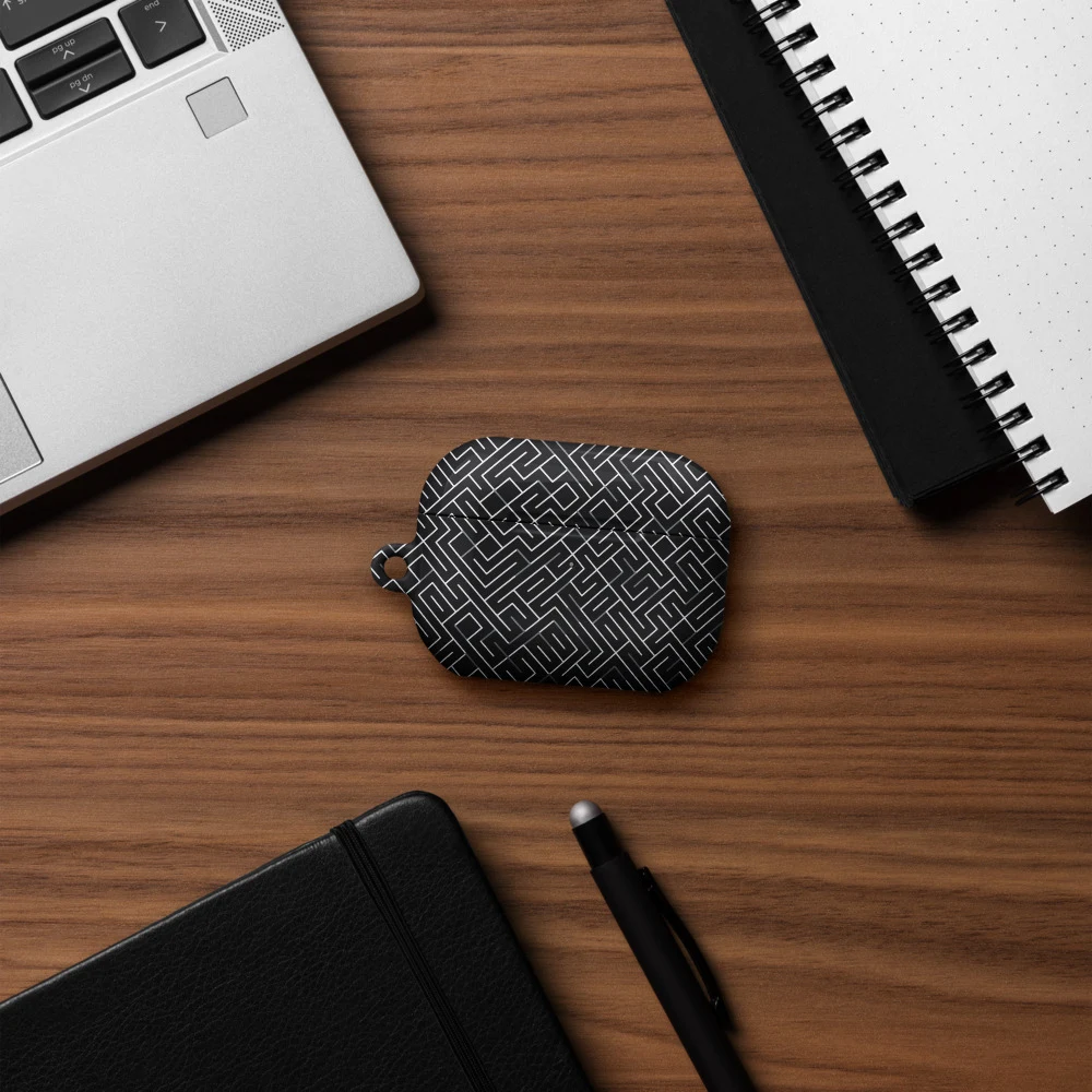Funda premium para AirPods, diseño Laberinto en AirPods Pro (2.ª generación): ambiente