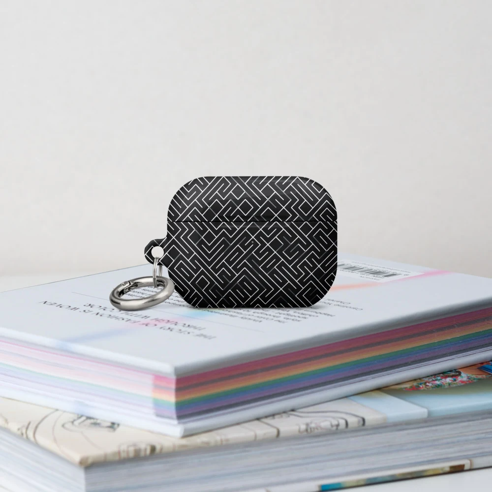 Funda premium para AirPods, diseño Laberinto en AirPods Pro (2.ª generación): ambiente