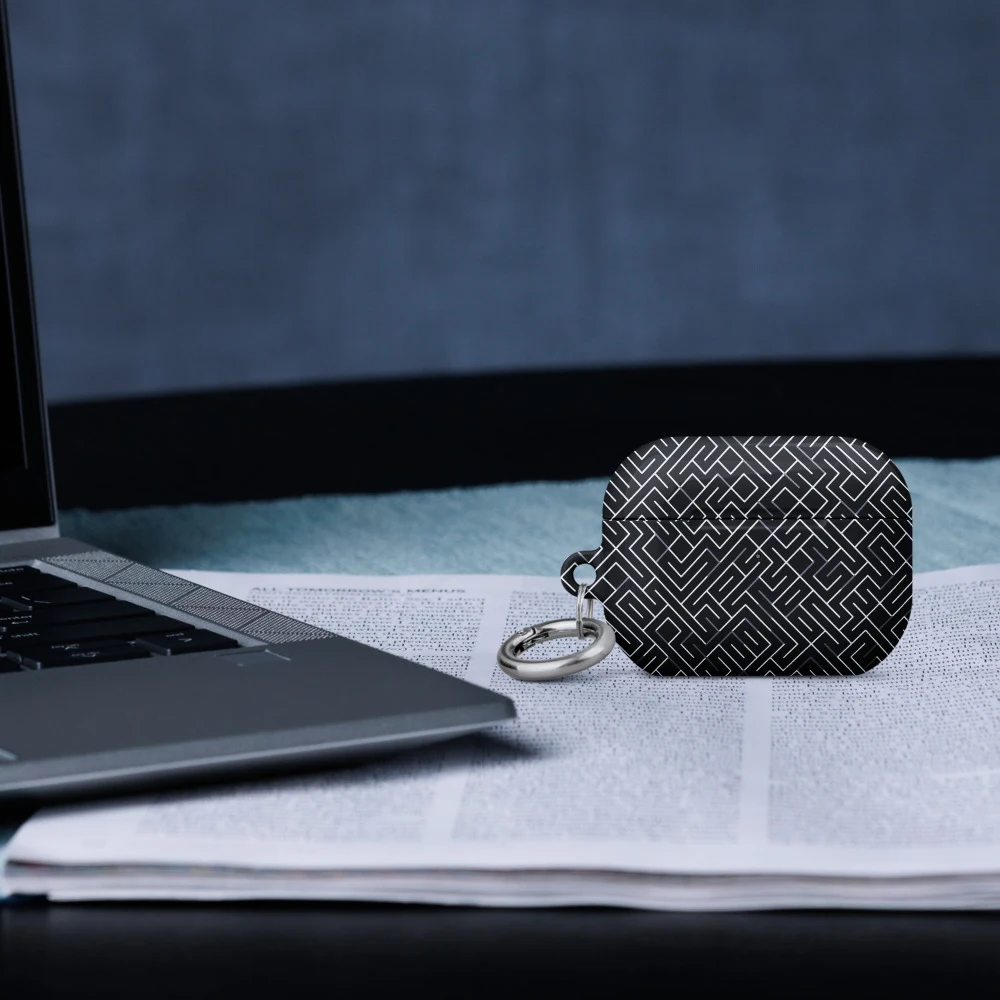 Funda premium para AirPods, diseño Laberinto en AirPods Pro (2.ª generación): ambiente
