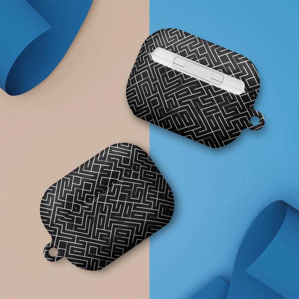Funda premium para AirPods, diseño Laberinto en AirPods Pro (2.ª generación): ambiente