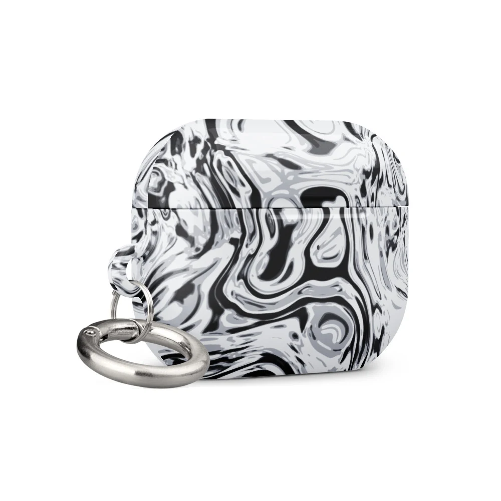 Funda premium para AirPods, diseño Metal líquido en AirPods Pro (2.ª generación): plana