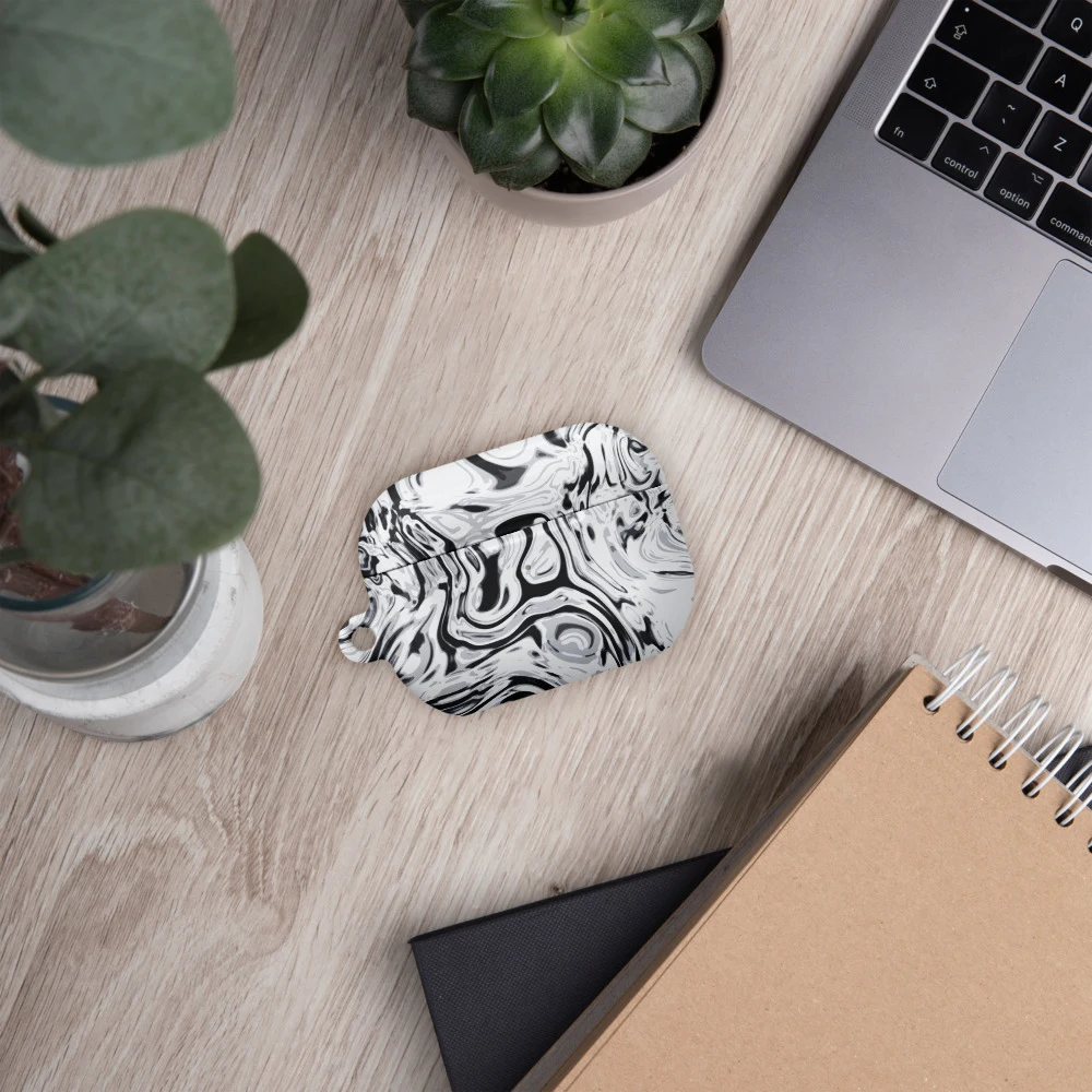 Funda premium para AirPods, diseño Metal líquido en AirPods Pro (2.ª generación): ambiente