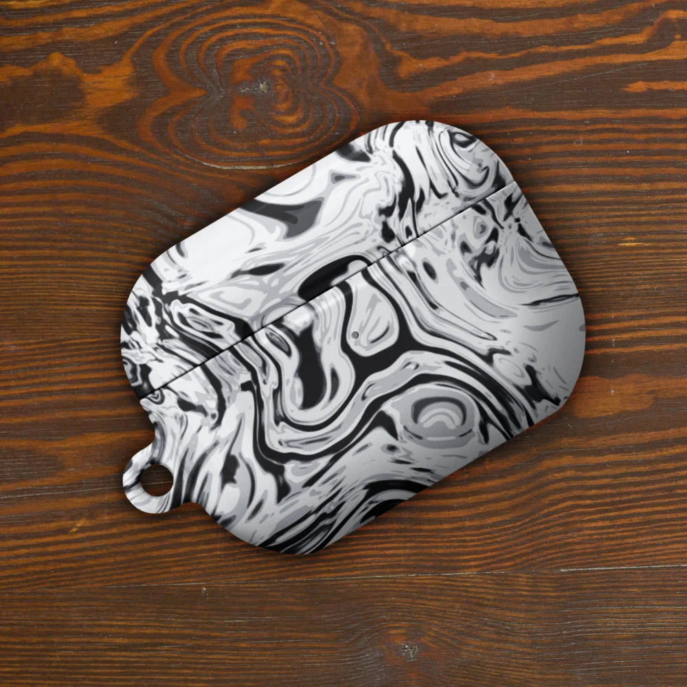 Funda premium para AirPods, diseño Metal líquido en AirPods Pro (2.ª generación): ambiente