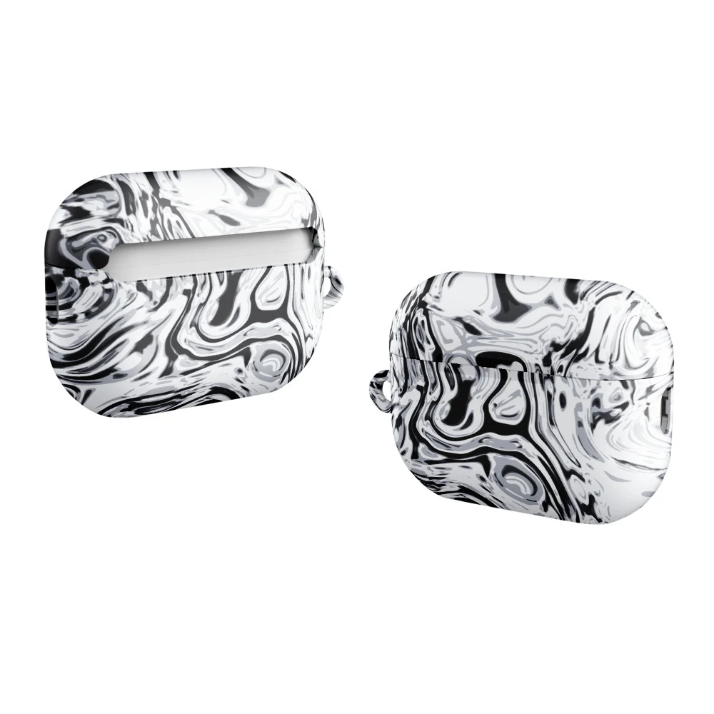 Funda premium para AirPods, diseño Metal líquido en AirPods Pro (2.ª generación): plana