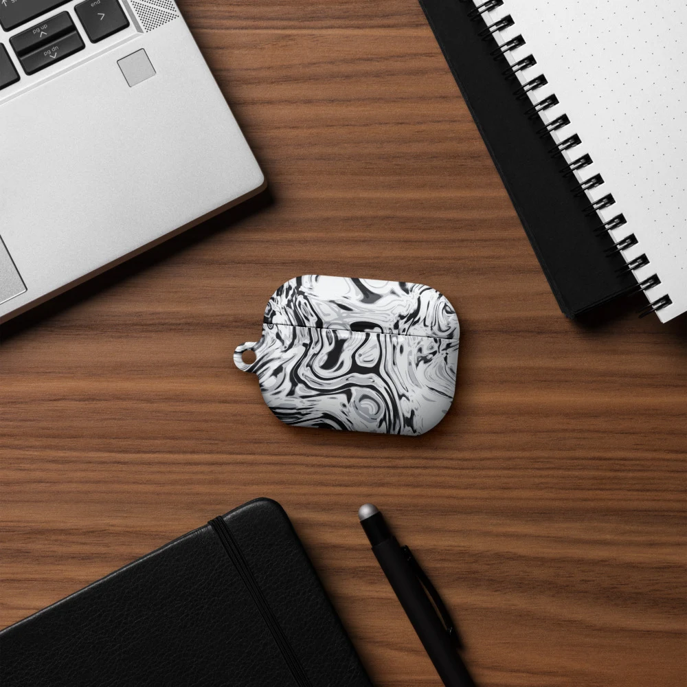 Funda premium para AirPods, diseño Metal líquido en AirPods Pro (2.ª generación): ambiente