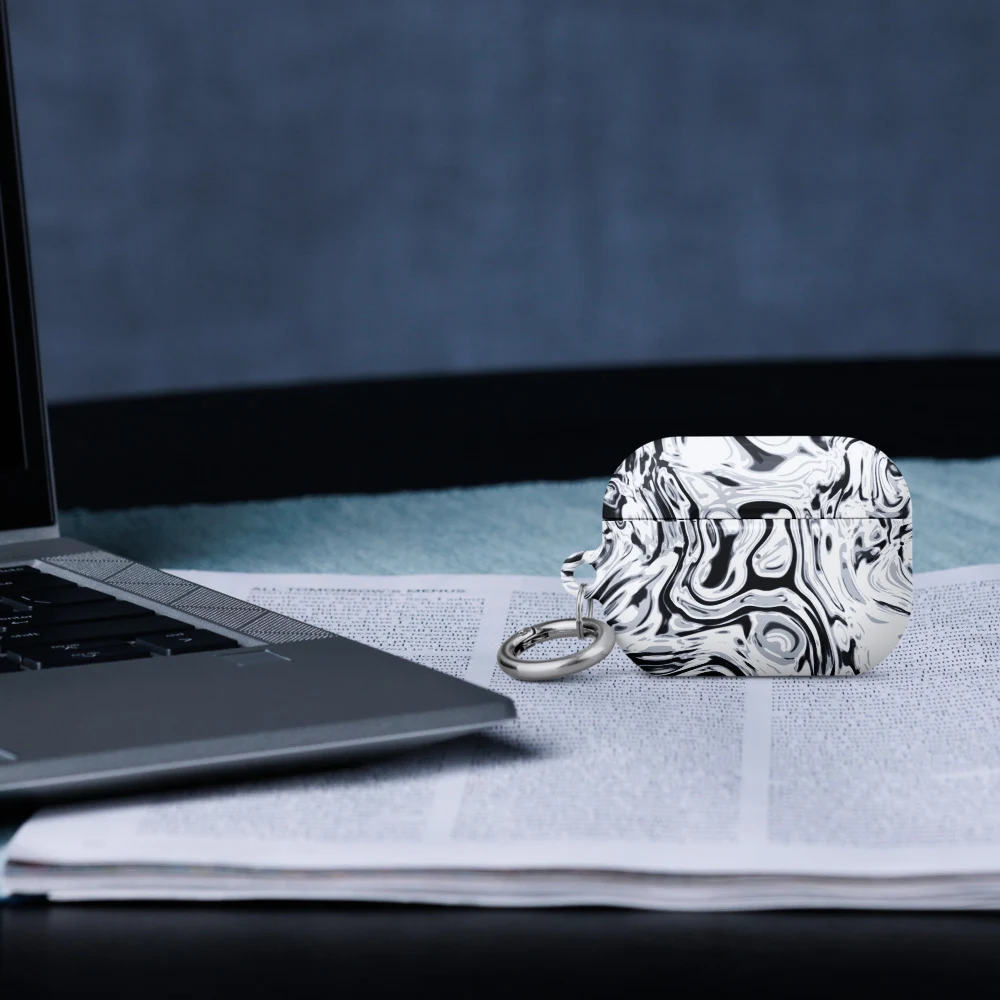 Funda premium para AirPods, diseño Metal líquido en AirPods Pro (2.ª generación): ambiente
