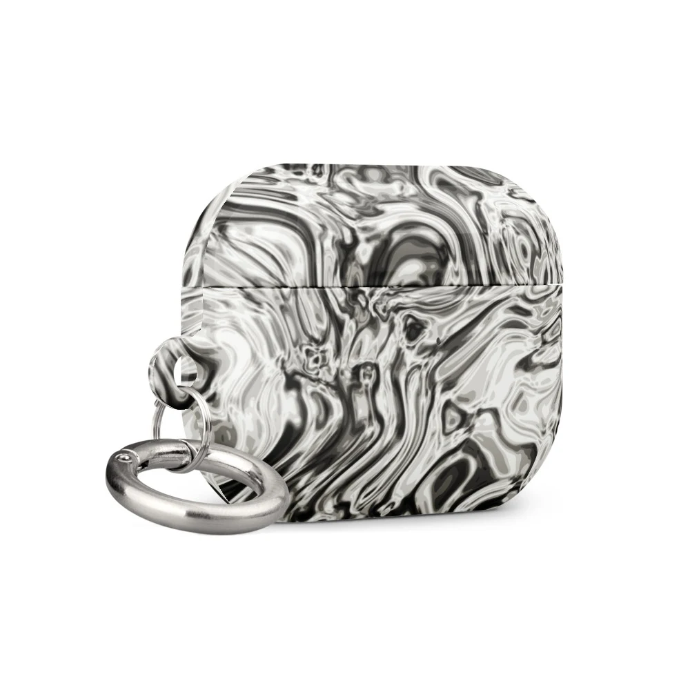 Funda premium para AirPods, diseño Oro blanco en AirPods Pro (2.ª generación): plana
