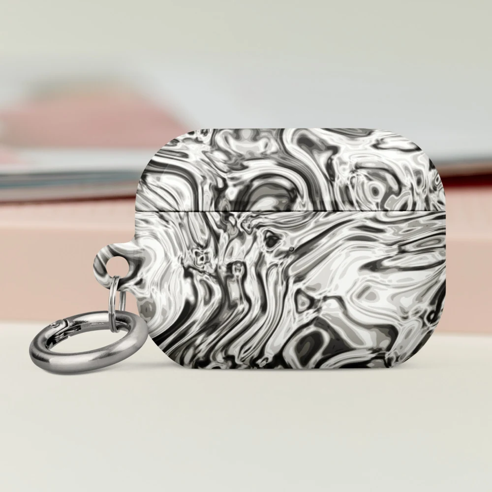 Funda premium para AirPods, diseño Oro blanco en AirPods Pro (2.ª generación): ambiente