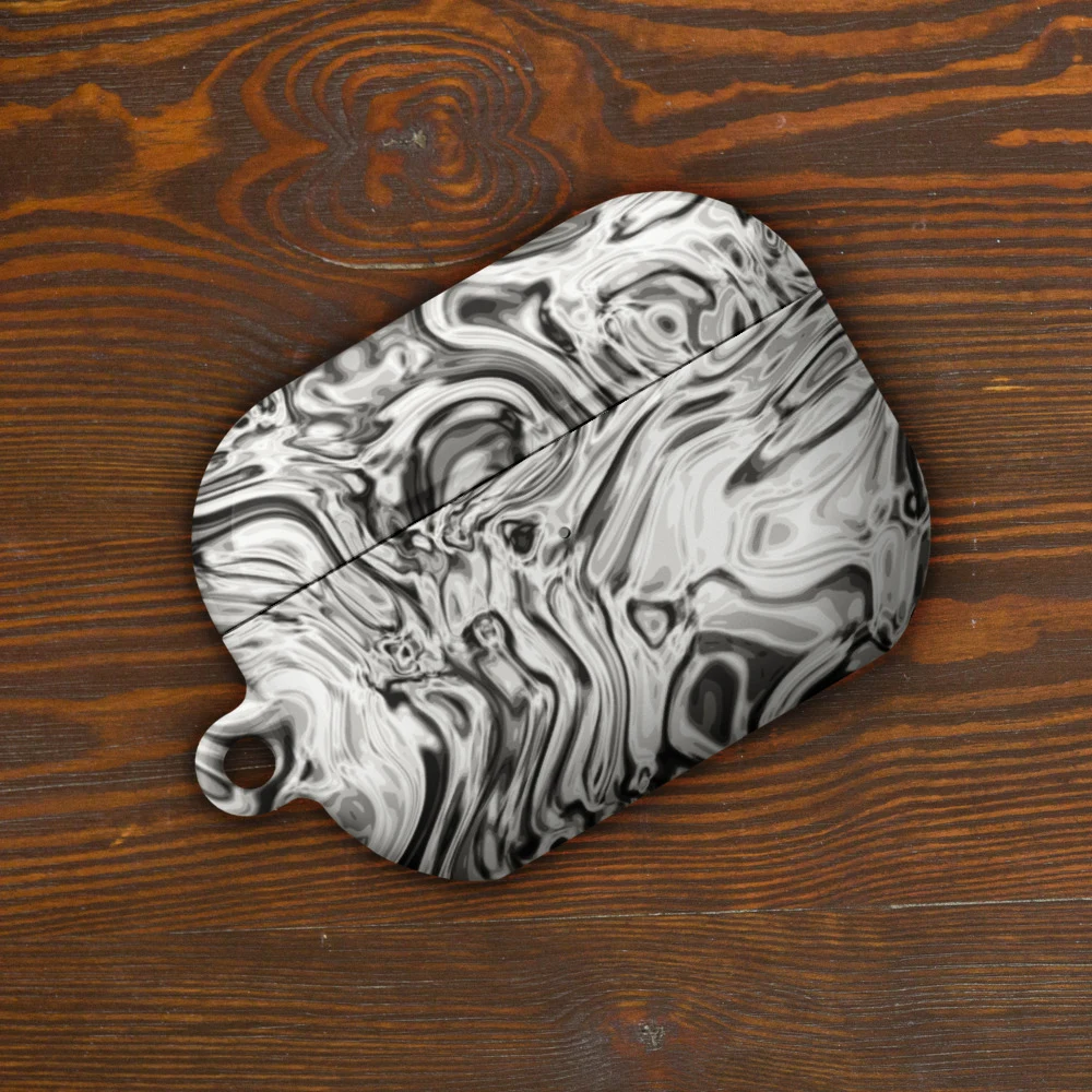 Funda premium para AirPods, diseño Oro blanco en AirPods Pro (2.ª generación): ambiente