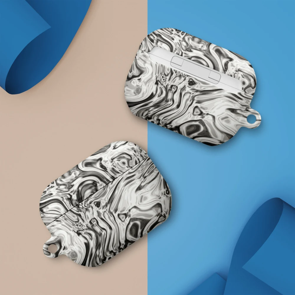 Funda premium para AirPods, diseño Oro blanco en AirPods Pro (2.ª generación): ambiente