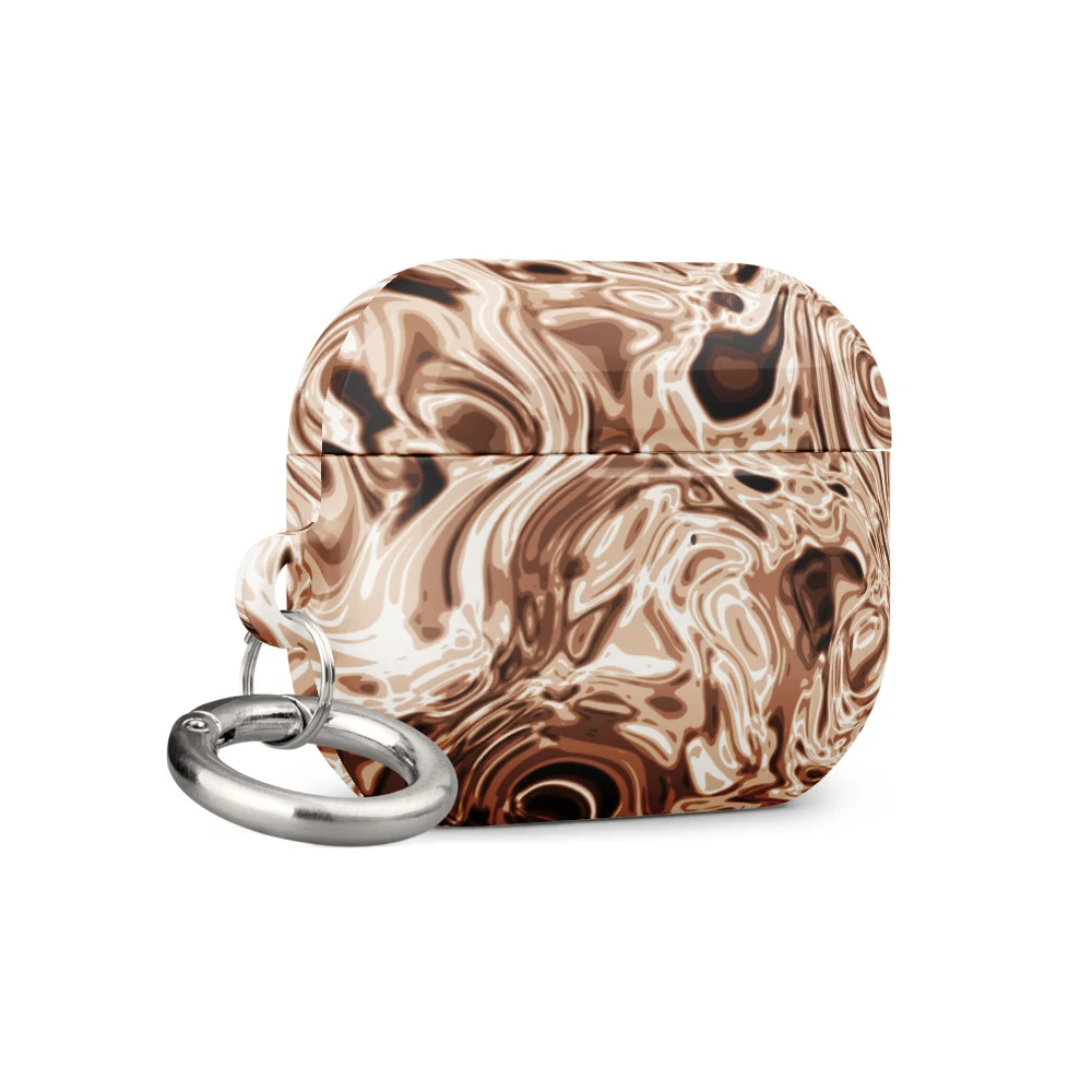 Funda premium para AirPods, diseño Oro rosa en AirPods Pro (2.ª generación): plana