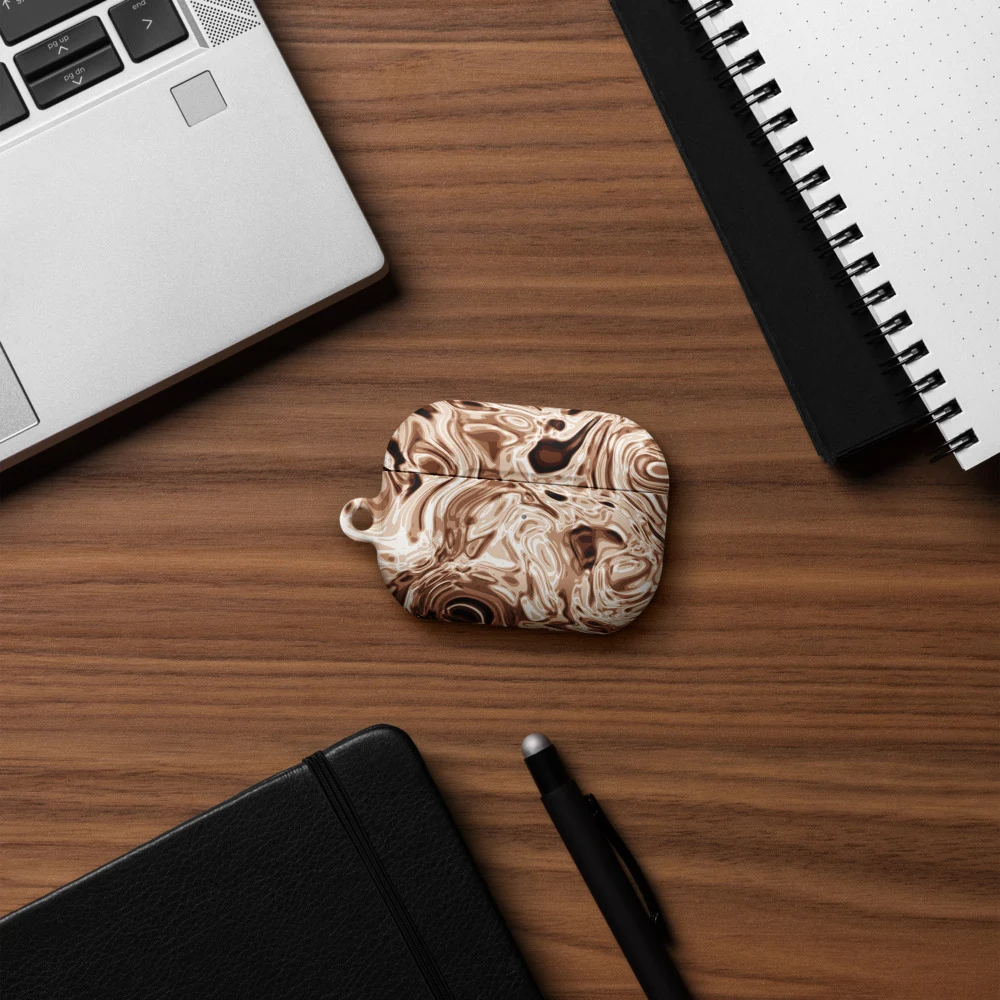 Funda premium para AirPods, diseño Oro rosa en AirPods Pro (2.ª generación): ambiente