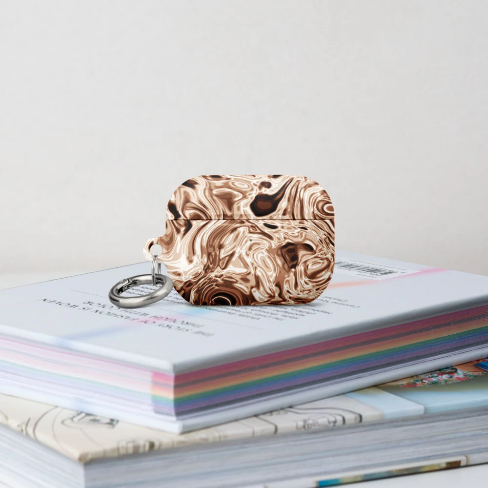 Funda premium para AirPods, diseño Oro rosa en AirPods Pro (2.ª generación): ambiente