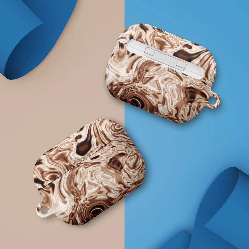 Funda premium para AirPods, diseño Oro rosa en AirPods Pro (2.ª generación): ambiente