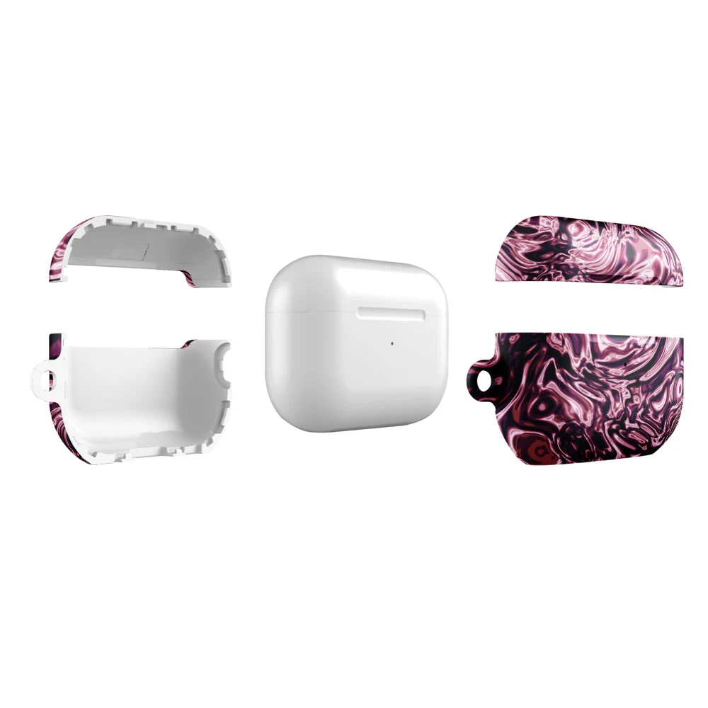 Funda premium para AirPods, diseño Orquídea en AirPods Pro (2.ª generación): plana