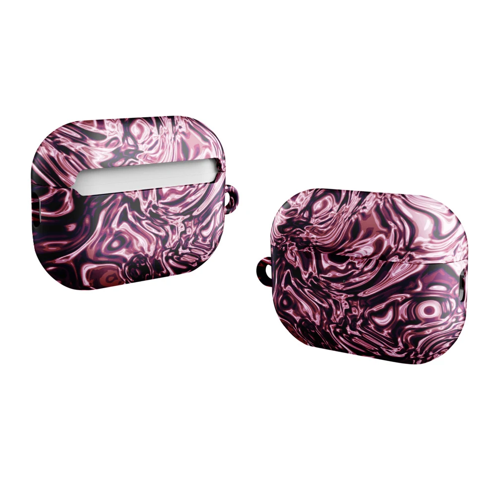 Funda premium para AirPods, diseño Orquídea en AirPods Pro (2.ª generación): plana