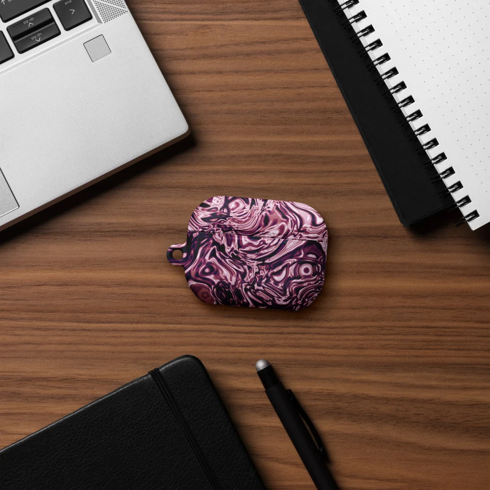 Funda premium para AirPods, diseño Orquídea en AirPods Pro (2.ª generación): ambiente