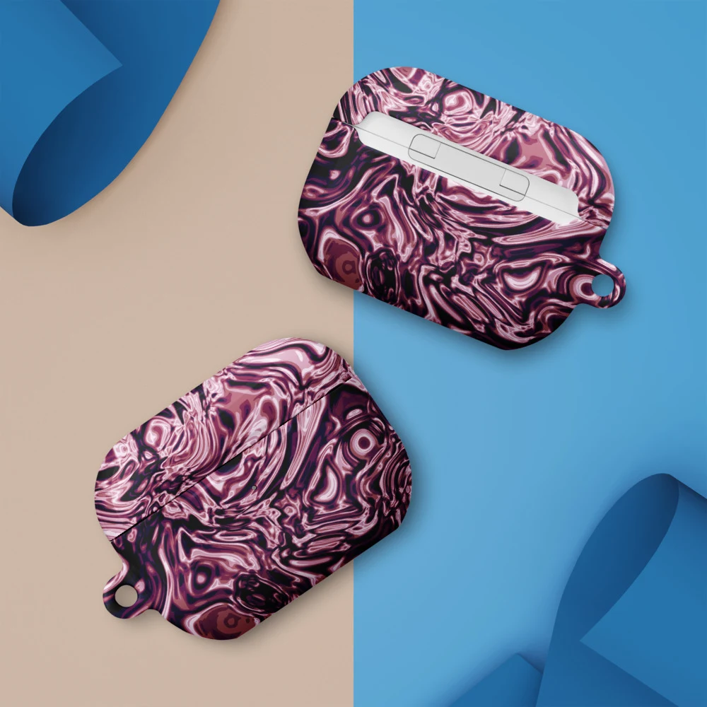 Funda premium para AirPods, diseño Orquídea en AirPods Pro (2.ª generación): ambiente