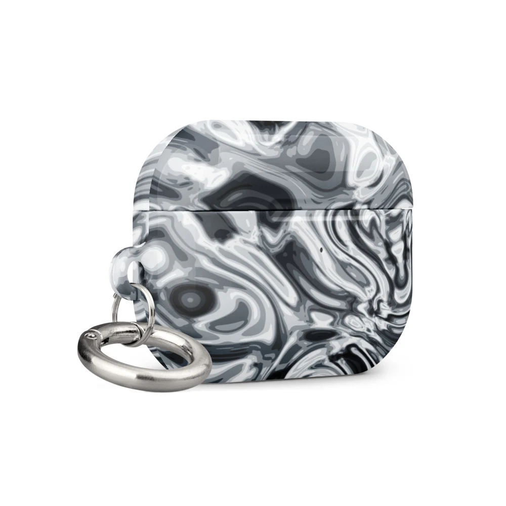 Funda premium para AirPods, diseño Plata en AirPods Pro (2.ª generación): plana